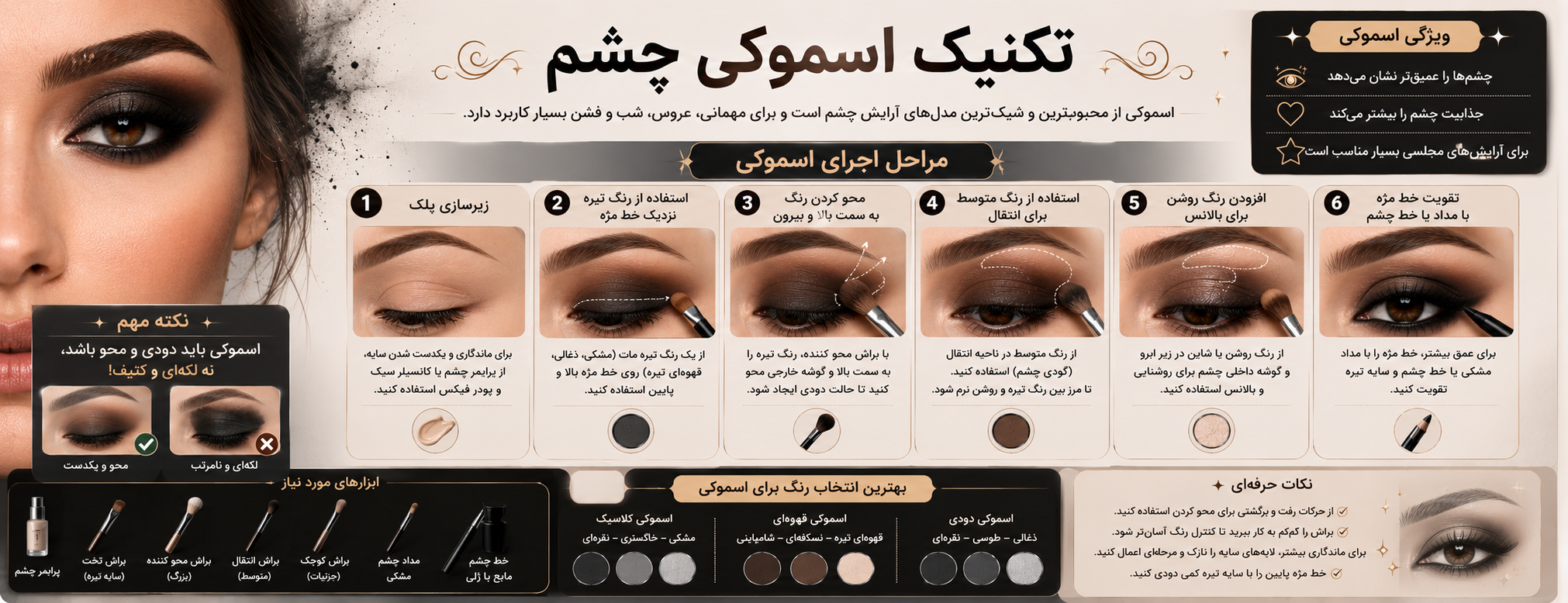 تکنیک اسموکی چشم